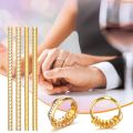 All Season Soft Silicone Invisible Ring Size Adjuster Set for Women & Men – 4Pcs Jewellery Accessories for Loose Rings.