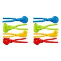 8 Pcs Snowball Maker Toys Snow Toy Kit Snowball Maker Clip Spherical Duck Snowman Heart Snowball Maker Snow Ball Clip.