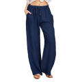 【New and Improved】 Women's PantsLoose PantsLinen PantsPalazzo PantsWide-leg Pants. 