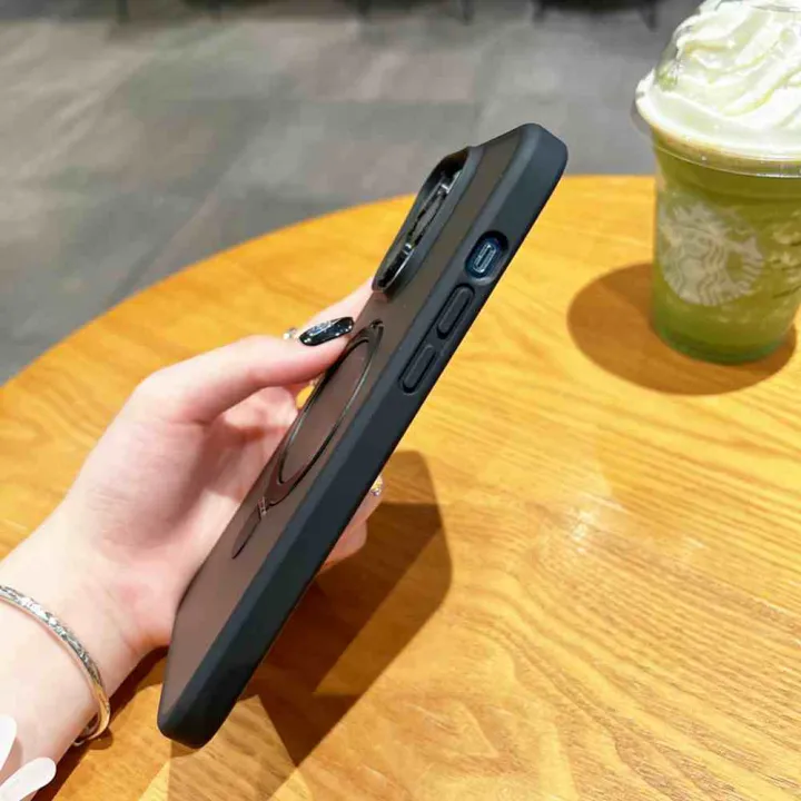 HODON%20Luxury%20Magnetic%20Kickstand%20Matte%20Clear%20Phone%20Case%20For%20iPhone%2011%2012%2013%2014%2015%2016%2017%20Pro%20Max%2014%2015%20Plus%20MagSafe%20Cases%20With%20Lens%20Ring%20Protector%20Shockproof%20Back%20Cover%20-%20Image%206
