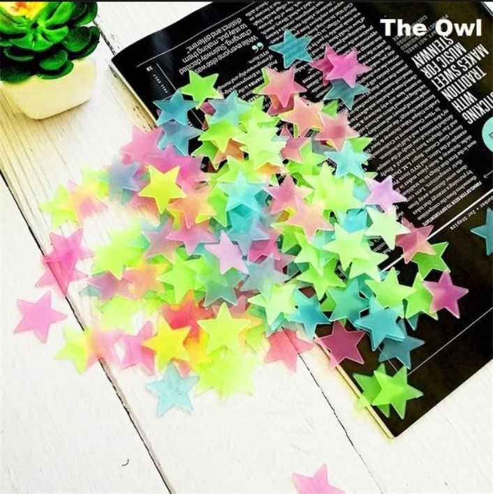 Radium Star Sticker mix ⭐⭐⭐2 packet (200pcs) | Daraz.com.bd