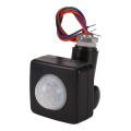 220V Mini Human Body Infrared Sensor Infrared Body Sensor Switch LED Flood Light PIR Motion Sensor Adjustable White. 