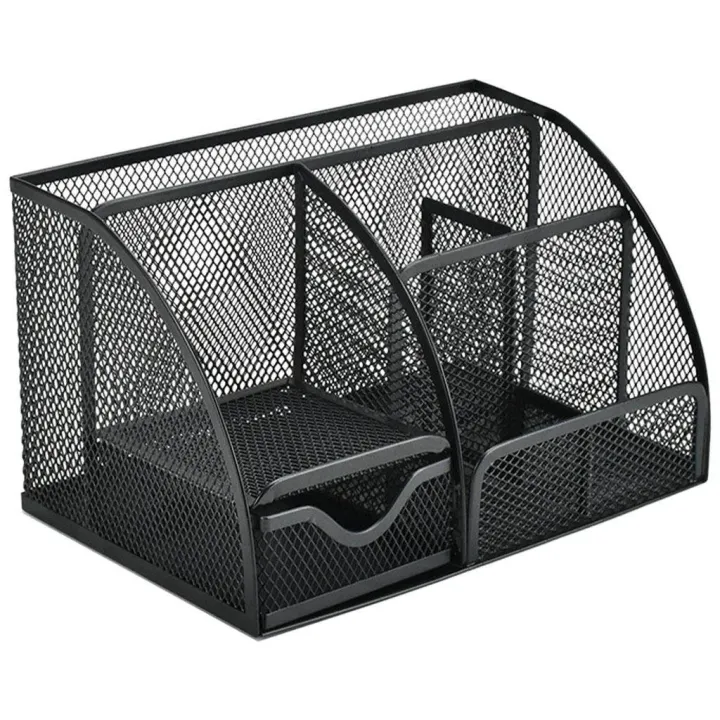 Multifunction%20Pen%20Holder%206%20Slots%20with%20Drawer%20Pen%20Pencil%20Desk%20Organizer%20for%20Home%20School%20Storage%20-%20Image%203