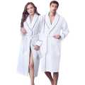 Soft Waffle Knit Shawl Robe – Lightweight Travel-Friendly Bathrobe.