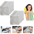 Magic Cleaning Cloth Kitchen Dishwashing Towel Metal Steel Wire Cleaning Rag For Dish Pot Cleaning Tools - Dish Cloth & Towels. 
