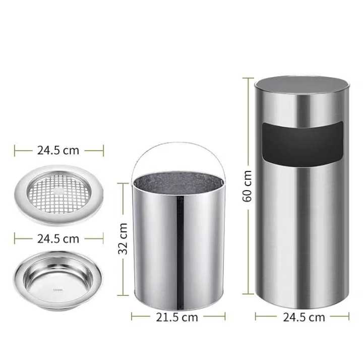 Wall%20Ashtray%20Dustbin%20For%20Hotel%20Stainless%20Steel%20-%20Image%205