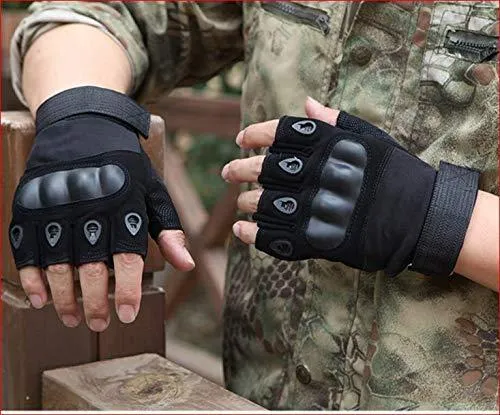 Motorcycle%20Gloves%20Half%20Finger%20Black%20(Size%20-L)%20-%20Hand%20Gloves%20For%20Bike%20-%20Image%2010