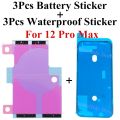 Sticker For iPhone 13 11Pro 12Mini 14 Pro Max X Xs Xr 8 Plus LCD Display Waterproof Bezel Seal Glue + Battery Adhesive Strips. 