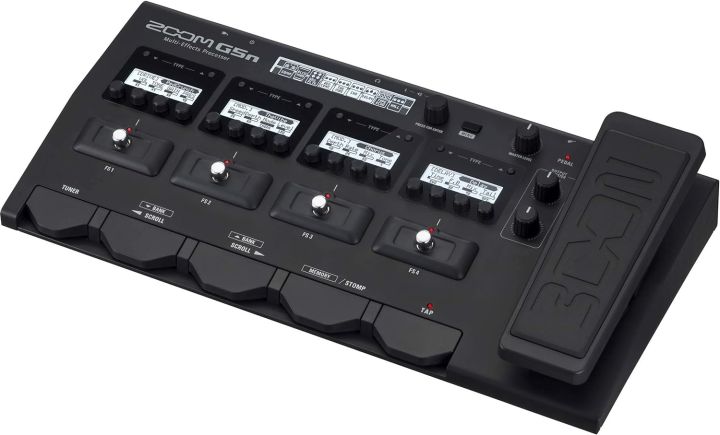 Zoom G5n Guitar Multi-Effects Processor with Expression Pedal, with 100+ Built in Effects, Amp Modeling, Stereo Effects, Looper, Rhythm Section, Tuner, Audio Interface for Direct Recording to Computer