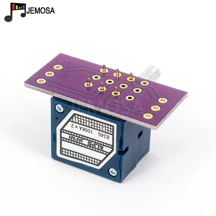 1PC%20Japan%20ALPS%20RK27%20Volume%20LOG%20Stereo%20Potentiometer%202-gang%20Dual%2010K/20K/50K/100K/250K%20%20Potentiometer%20Knurled%20Shaft%20+%20PCB%20-%20Knurled%20Shaft%20%20250KA%20-%20Image%204