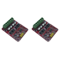 2X - Dual-Channel Speed Controller 10Ax2 Three-Function DC Brushed Motor ESC Speed Controller 5V-24V.