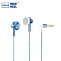 NiceHCK EB2S PRO 3.5/4.4mm Plug Microphone Flat-Head Earbud HIFI Wired Earphone 15.4mm LCP Diaphragm Dynamic Music Vocal Headset. 