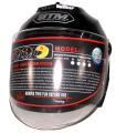 STM-603-Bike Helmet for Men - Glossy Black.