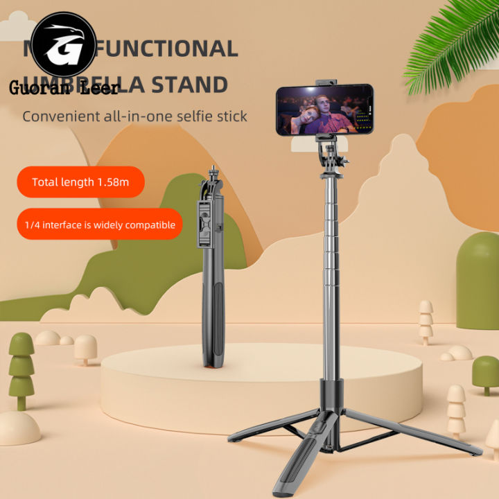 Q05 Selfie Stick Tripod Extendable Mobile Phone Selfie Extension Rod Sturdy Stainless Steel Stand Portable Lightweight Camera Stand For Face Time Zoom Meeting Photograph