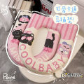 Toilet mat cartoon toilet cover toilet mat sticker EVA waterproof toilet seat seat universal seat cushion for all seasons. 