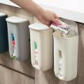 【Thriving】 Wall Mounted Garbage Bags Storage Box Plastic Dispenser Hanging Kitchen Rubbish Bag Organizer Container. 