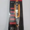 AC-2 AC DC Voltage Tester Digital AC DC 12-220V Non-Contact Voltage Detector Tester Pen With Night Sight Induction Test Multi Sensor LCD Display Voltmeter. 