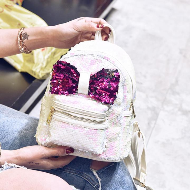 Shining%20Sequins%20Bowknot%20Women%20Backpack%20Girls%20Small%20Party%20Shoulder%20Schoolbag%20-%20Image%208