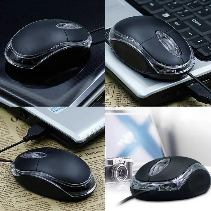 NICE%203D%20LED%20Optical%20Mouse%20USB%202.0%20Black%20Wired%20Optical%20Light%20Scroll%20Wheel%20Mice%20Mouse%20for%20Computer%20PC%20Laptop%20-%20Image%203