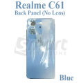 For Realme C61 Side Frame + Back Panel Housing + Camera Glass Back shell Replacement Spare Parts. 
