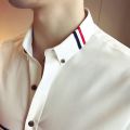 Plus Size 5XL-S New Business Formal Shirts Men Dress Streetwear Slim Men Shirt Casual Long Sleeve Tuxedo Shirt Brand Clothing. 