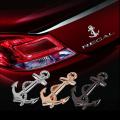 【Xiaofeng】A New Cool Zinc Metal Boat Anchor Car Body Stickers. 