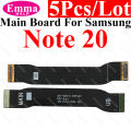 5Pcs Main Board Flex Cable For samsung a32 connector Galaxy A21S A51 A32 A42 A52 A72 Note 10 Lite 20 Ultra Flex Cable. 
