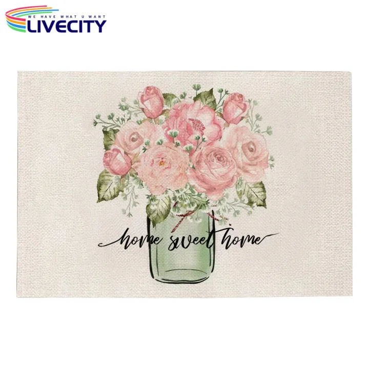 Mug%20Pad%20Exquisite%20Pattern%20Table%20Placemat%20Set%20Super%20Soft%20Wear%20Resistant%20Perfect%20for%20Dinnerware%20Decor%20Buy%20Cup%20Coaster%20-%20Image%203