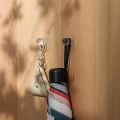 Transparent Crystal Drawer Handle Diamond Shape Self-Adhesive Hook Alpha Bridge. 