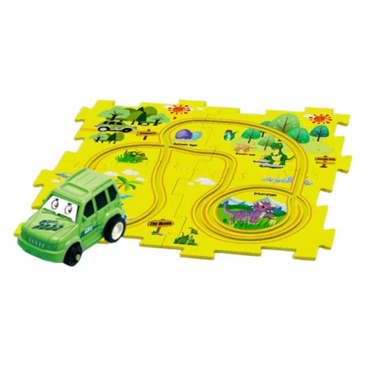 Amusement Park - Electric Railcar Toy Puzzle Set of 5 Modules