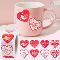 500 Stickers/Roll Valentine's Day Wedding Theme Heart Stickers Gift Wrap Decoration. 