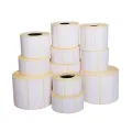 Courier Label Steadfast, Paperfly | 50x75mm (2x3 inches) | 500 Labels per Roll | Direct Thermal DT Stickers | Shipping Labels | Premium Self-Adhesive Thermal Labels - White. 