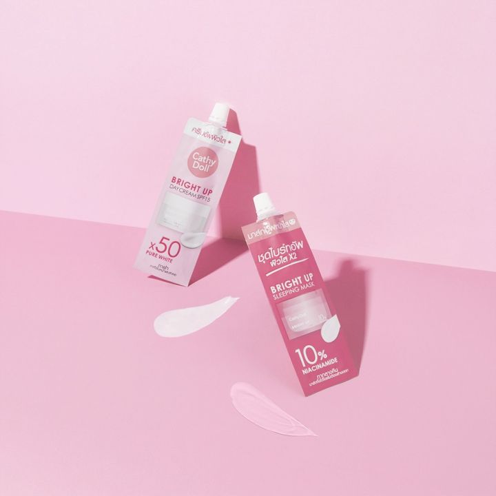 Bright%20Up%20Day%20Cream%20SPF15%20And%20Bright%20Up%20Sleeping%20Mask%205ml+7g%20Cathy%20Doll%20-%20Image%203