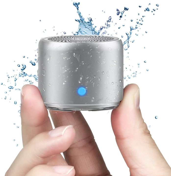 EWA Mini Bluetooth Speaker Metal Heavy Bass Outdoor 5.0, IPX7 ...