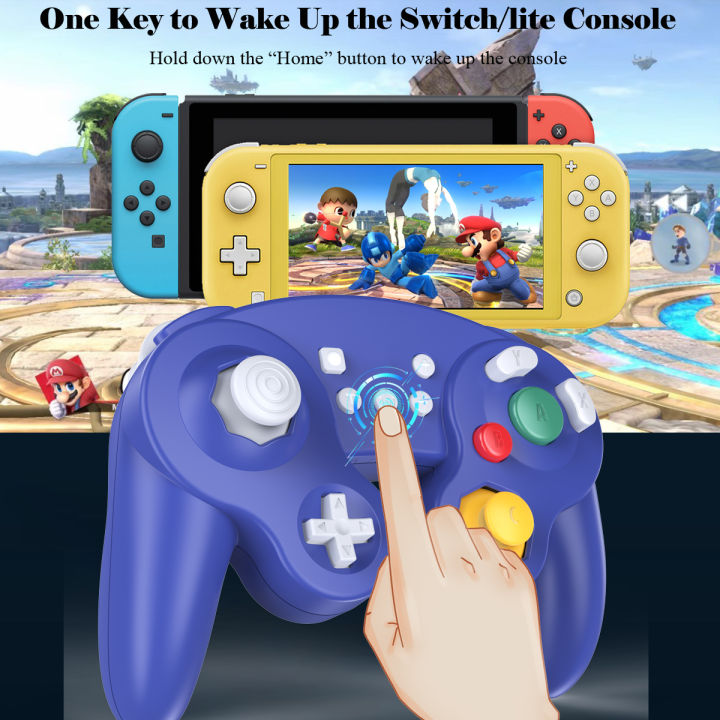 Exlene%20nintendo%20wireless%20switch%20controller%20gamecube,%20Bluetooth%20Gamepad%20Wireless%20Switch%20Controller,%20rechargeable,%20wake%20up%20-%20Image%204