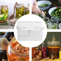 Pickle Container Rectangle Food Fermentation Storage Box for Home Kitchen Jar Airtight Pickle Press Keeper with Handle A. 