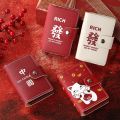 With card passport card holder Chinese style 36 2024 bit business card case business card holder men's women's letter greeting card wallet Chinese New Year. 