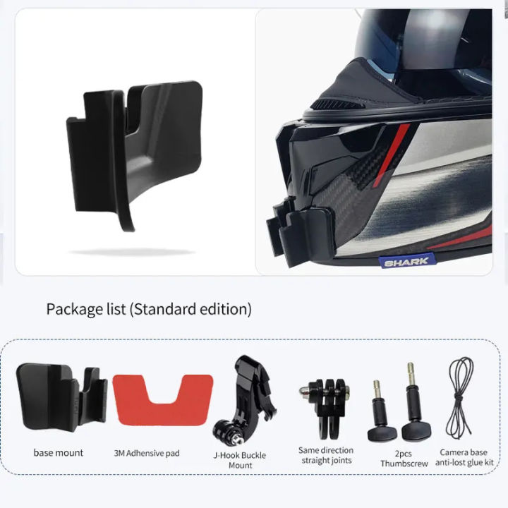 Shark%20Spartan%20GT%20Helmet%20Custom%20Aluminium%20Chin%20Mount%20for%20GoPro%20Hero12%2011%2010%209%20Insta360%20X4%20X3%20Ace%20pro%20DJI%20Action%203%204%20Camera%20-%20Image%205