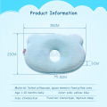 HelloKimi Memory Foam Baby Shaping Pillow Newborns Positioner Infant Sleeping Neck Support Cushion Cotton Newborn Ergonomic With Velvet Pillowcase. 