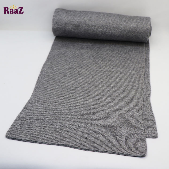 Grey%20Knitted%20Fabrics%20Zigzag%20Design%20Premium%20Scarf%20Muffler%20-%20Maflar%20For%20Men%20-%20Image%203