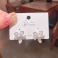 Exquisite and Versatile Flower Stud Earrings Women's High-Grade Temperament Earrings Niche French Entry Lux Earrings New Fashion. 