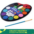 Water Color Cakes Artist Palette Artist's Series with Brush. 