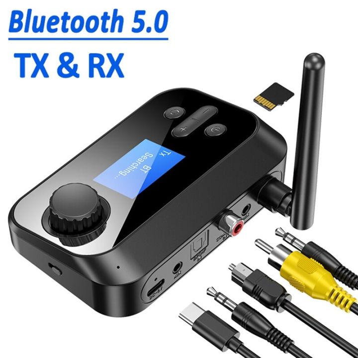 Bluetooth%205.0%20Transmitter%20Receiver%20Stereo%20AUX%203.5mm%20Jack%20RCA%20Optical%20Coaxial%20Handsfree%20Wireless%20Audio%20Adapter%20TV%20PC%20-%20Image%203