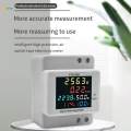 Energy Meter Single Phase Electronic Meter Electricity Usage Monitor Energy Tester for Outdoor. 
