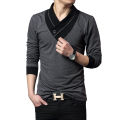 Black Cotton Long Sleeve T-Shirt for Men - T Shirt For Man - T Shirt For Man - T Shirt Preferble - Low Hassle and Maintanance.