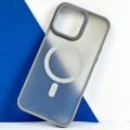 For Apple iPhone 16 Pro Max MagSafe Protective Back Cover - Grey. 