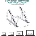 Laptop Stand Aluminum Alloy Adjustable Multi-angle Laptop Stand 10-17 inch Tab Notebook laptop stand. 