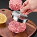 Hamburger Patty Maker Round Shape Burger Press Burger Smasher Non Stick for BBQ Homemade L. 