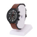 Apoche Analog watch Brown & Black PU Leather Watch For men. 