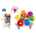Early education soft rubber suction cups, animal rainbow counting, color and shape classification, STEM puzzle children's toys. 